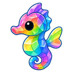 Prismatic Seahorse