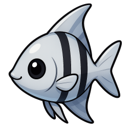 Silver Angelfish