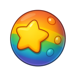 Bouncy Star Ball