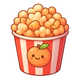 Peachy Popcorn