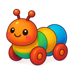 Fuzzy Caterpillar Racer