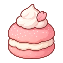 Cherryblossom Mochi Puff