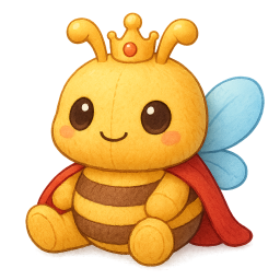 Queen Bee Plushie