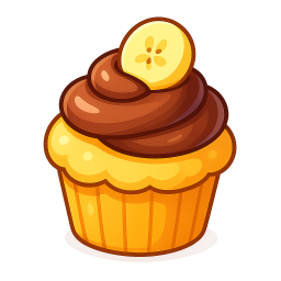 Choco-Banana Pupcake
