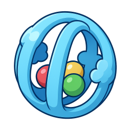 Raincloud Rattle Ball