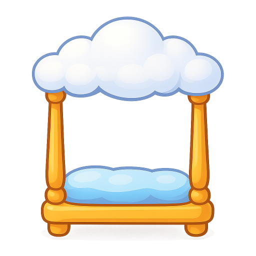 Cloudpuff Four-Poster