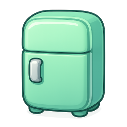 Minty Mini Fridge