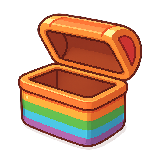 Rainbow Toy Chest