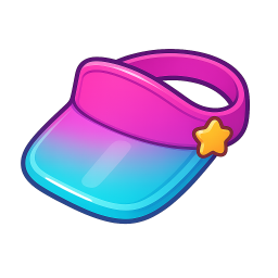 Neon Winner Visor