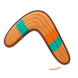 Wooden Boomerang