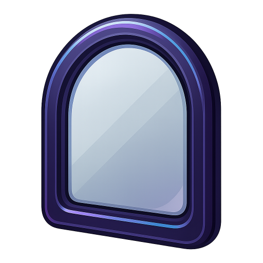 Obsidian Arch Mirror