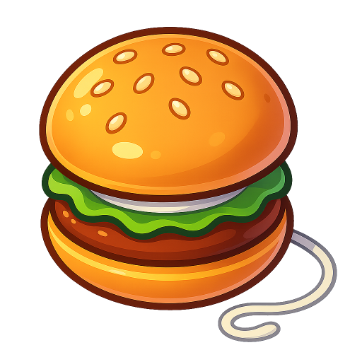 Burger Flip Yo-Yo