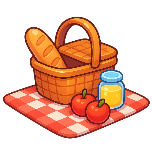 Picnic Blanket & Basket