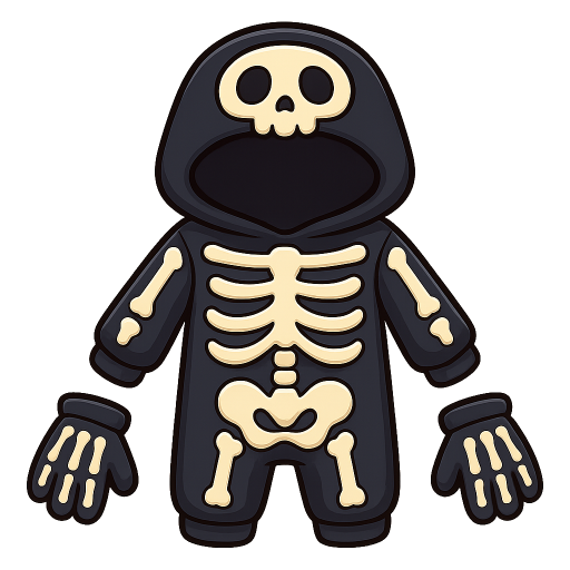 Skeleton Suit Costume