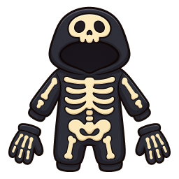 Skeleton Suit Costume