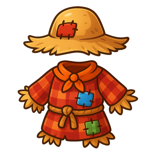 Patchwork Scarecrow Costume