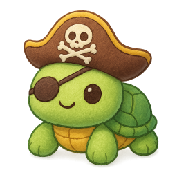 Pirate Turtle Plushie