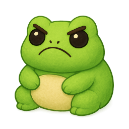 Grumpy Toad Plushie