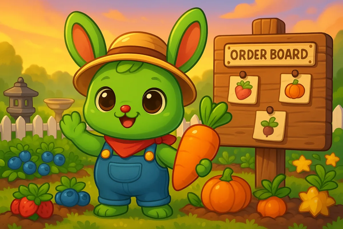 Rooty's Orders, Garden Helpers and Five New Seeds