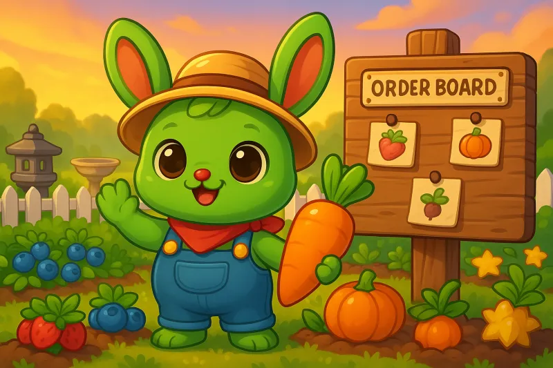 Rooty's Orders, Garden Helpers and Five New Seeds