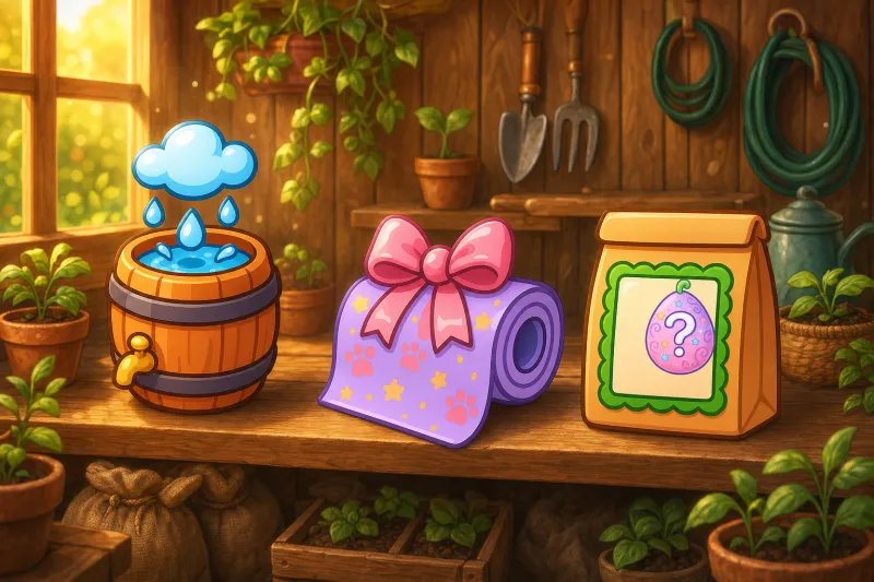 Rain Barrels, Gift Wrap and Mystery Seeds: Three New Items Hit the Shelves