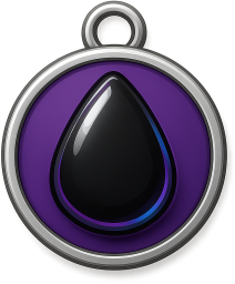 Obsidian Seeker Charm