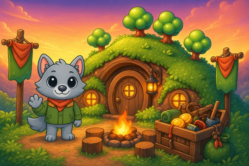 The Great Den Overhaul: Levels, Treasure Chests and Rowan the Wolf