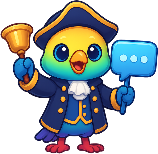 Echo, the Message Board's town crier
