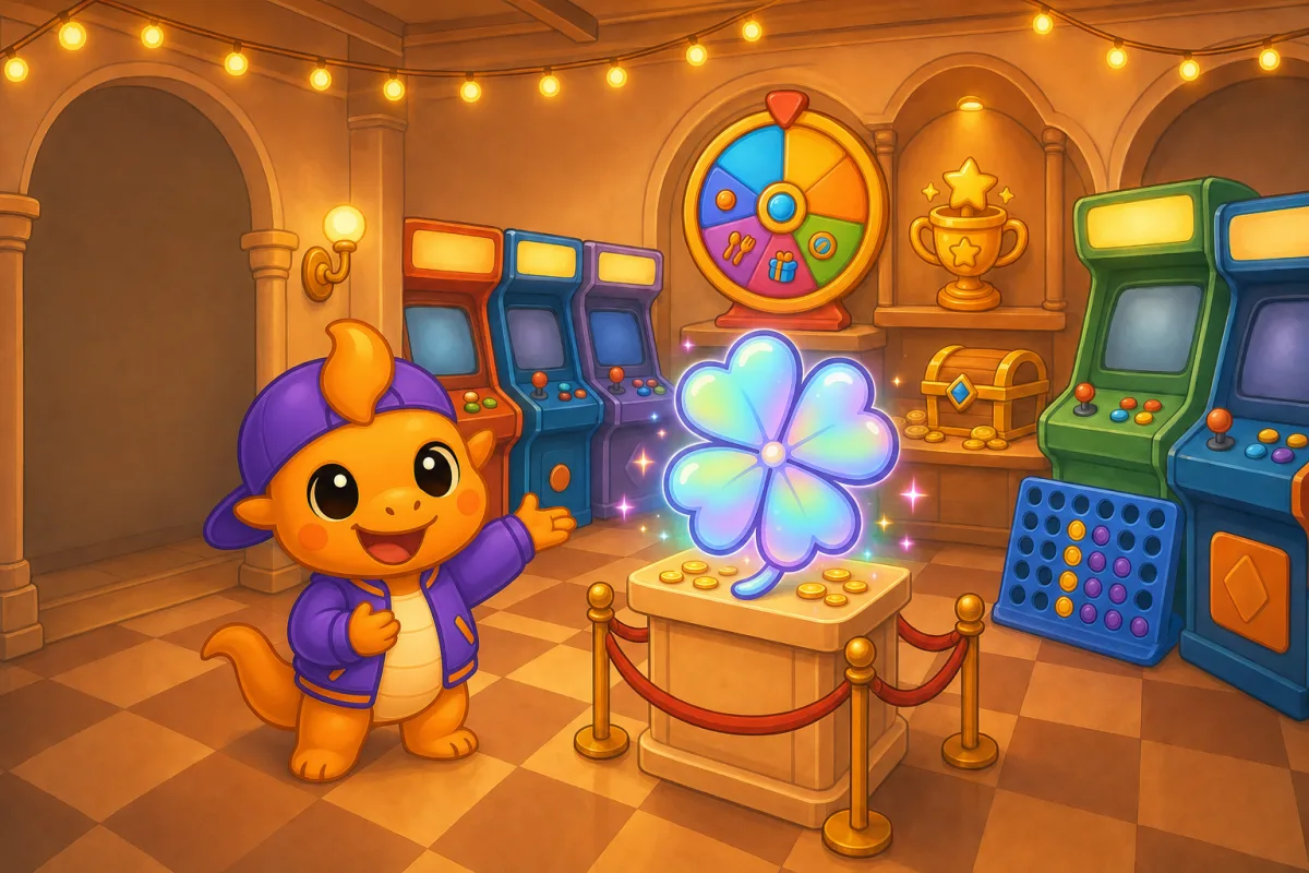 New Item: The Holographic Clover Boosts Your Coins for 3 Hours