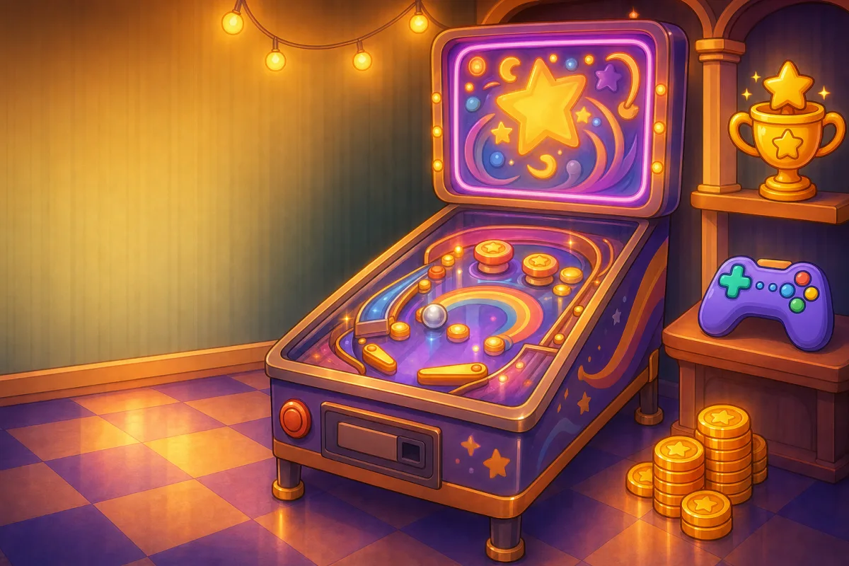 Pinball Pals: MiroTown's First Pinball Table
