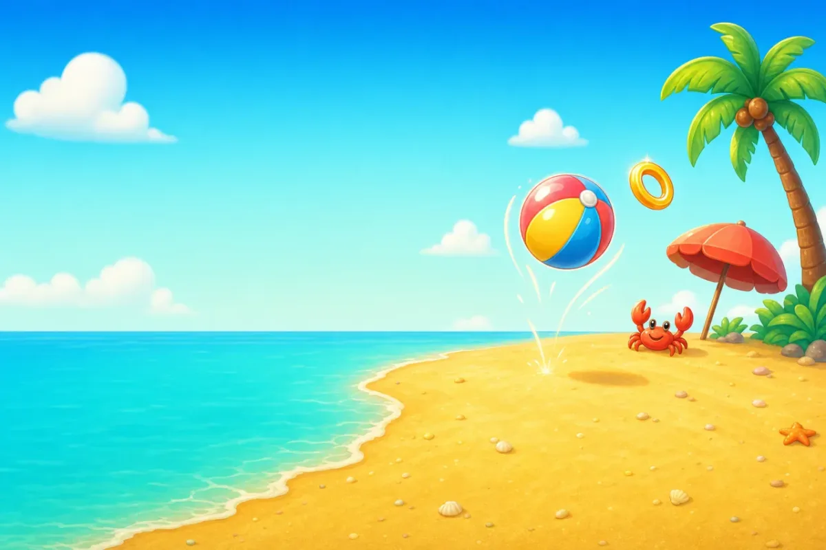 Volley Paws: Your Pet Is on Beach-Ball Duty