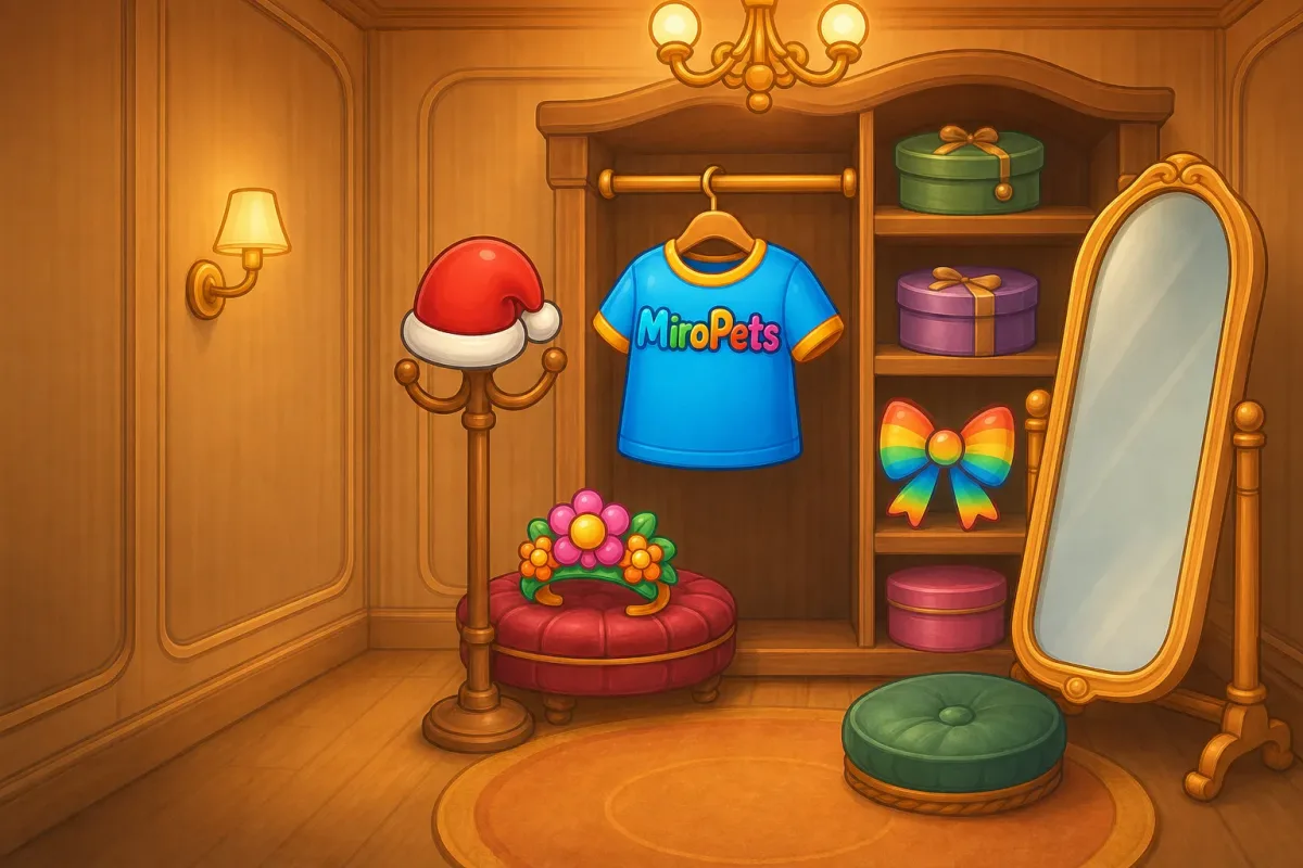 The Pet Wardrobe Is Open — Come Dress Your MiroPets!