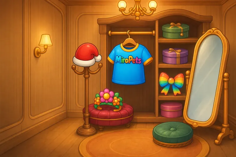 The Pet Wardrobe Is Open — Come Dress Your MiroPets!